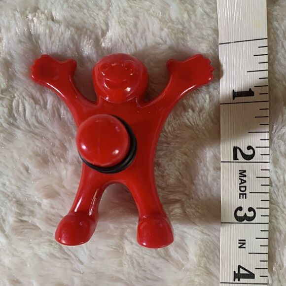 Happy Red Fellow Plastic Wine Bottle Stopper Cork - Picture 7 of 7